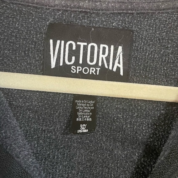 🐈‍⬛🤍Victoria’s Secret Zip Hoodie🤍🐈‍⬛ dark grey - S - Picture 3 of 7
